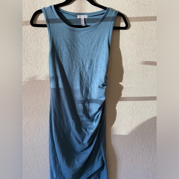 Leith Ruched Bodycon Dress in Blue, Nordstrom - Picture 7 of 8